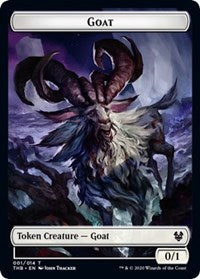 Goat // Satyr Double-Sided Token [Theros Beyond Death Tokens] | Chromatic Games