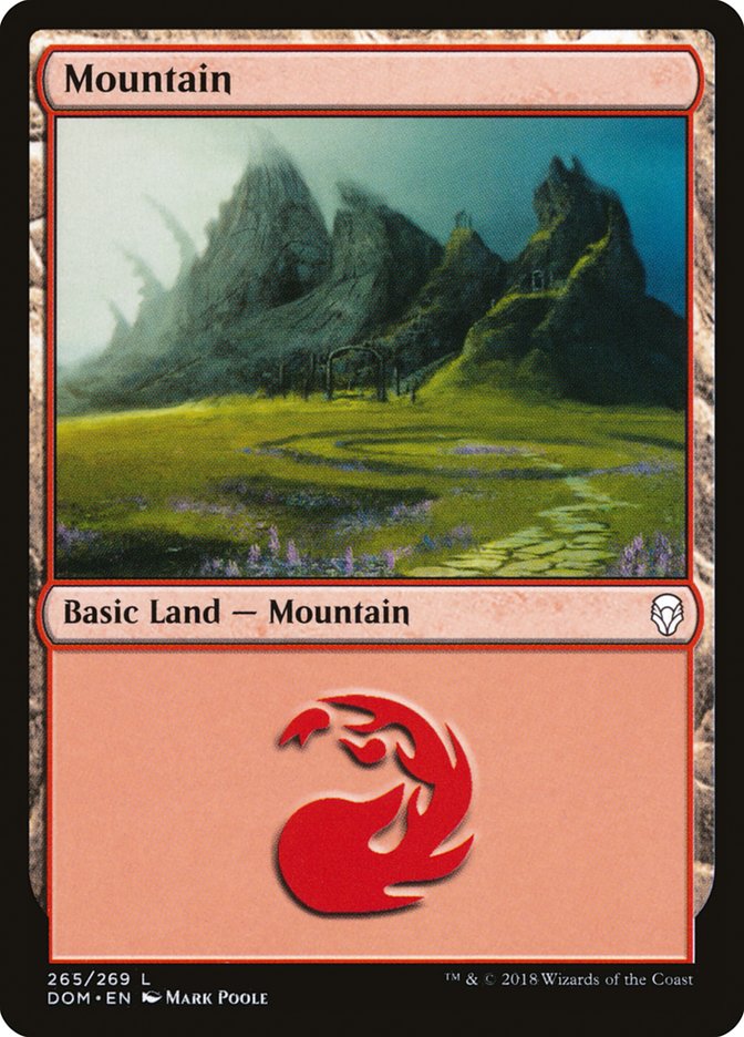 Mountain (265) [Dominaria] | Chromatic Games