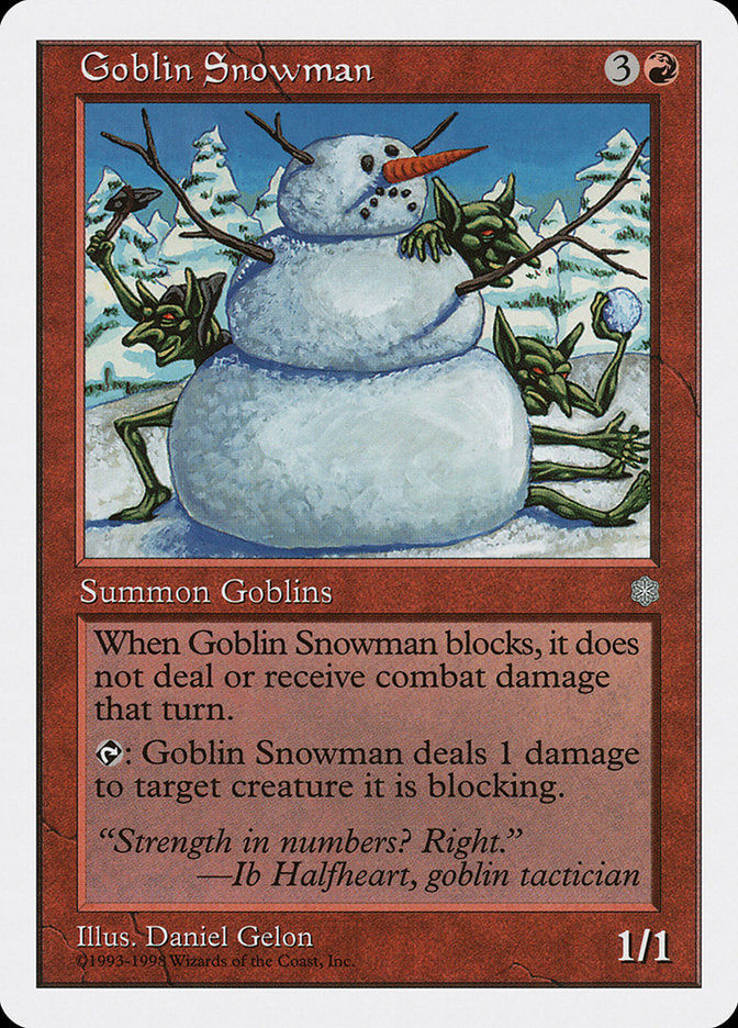 Goblin Snowman [Anthologies] | Chromatic Games