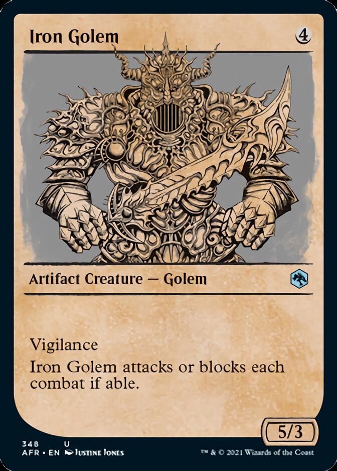 Iron Golem (Showcase) [Dungeons & Dragons: Adventures in the Forgotten Realms] | Chromatic Games