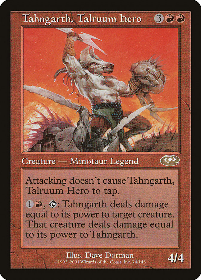 Tahngarth, Talruum Hero (Dave Dorman) [Planeshift] | Chromatic Games