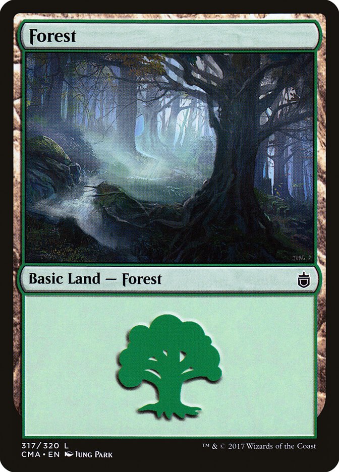 Forest (317) [Commander Anthology] | Chromatic Games