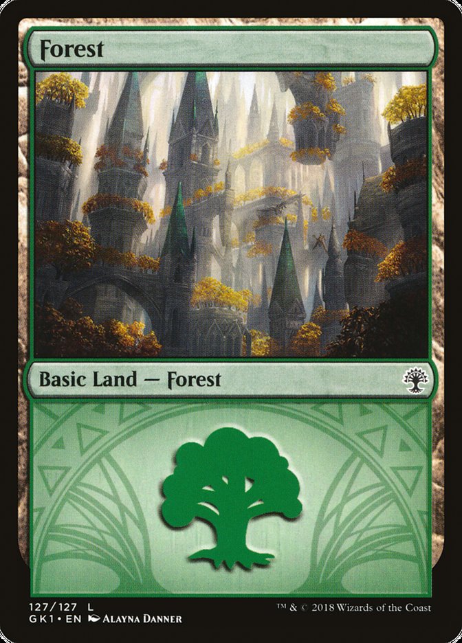 Forest (127) [Guilds of Ravnica Guild Kit] | Chromatic Games