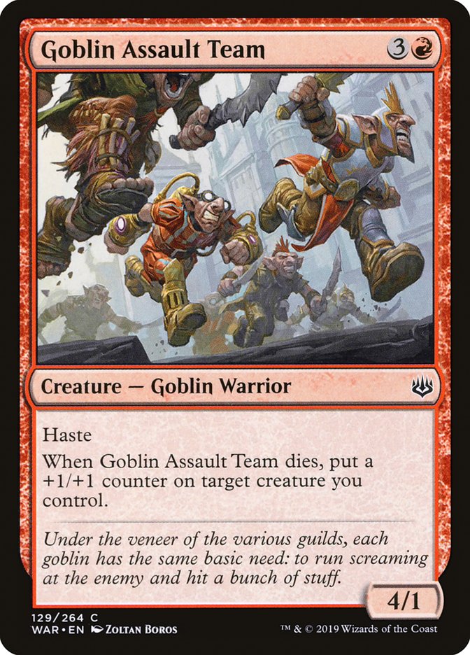 Goblin Assault Team [War of the Spark] | Chromatic Games