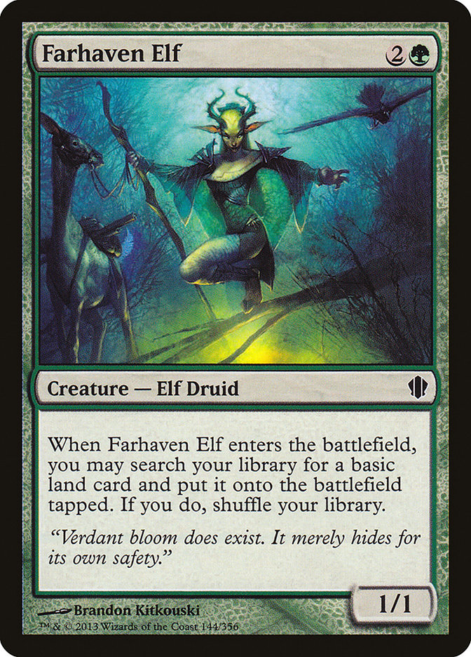 Farhaven Elf [Commander 2013] | Chromatic Games