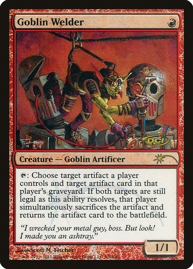 Goblin Welder [Judge Gift Cards 2011] | Chromatic Games