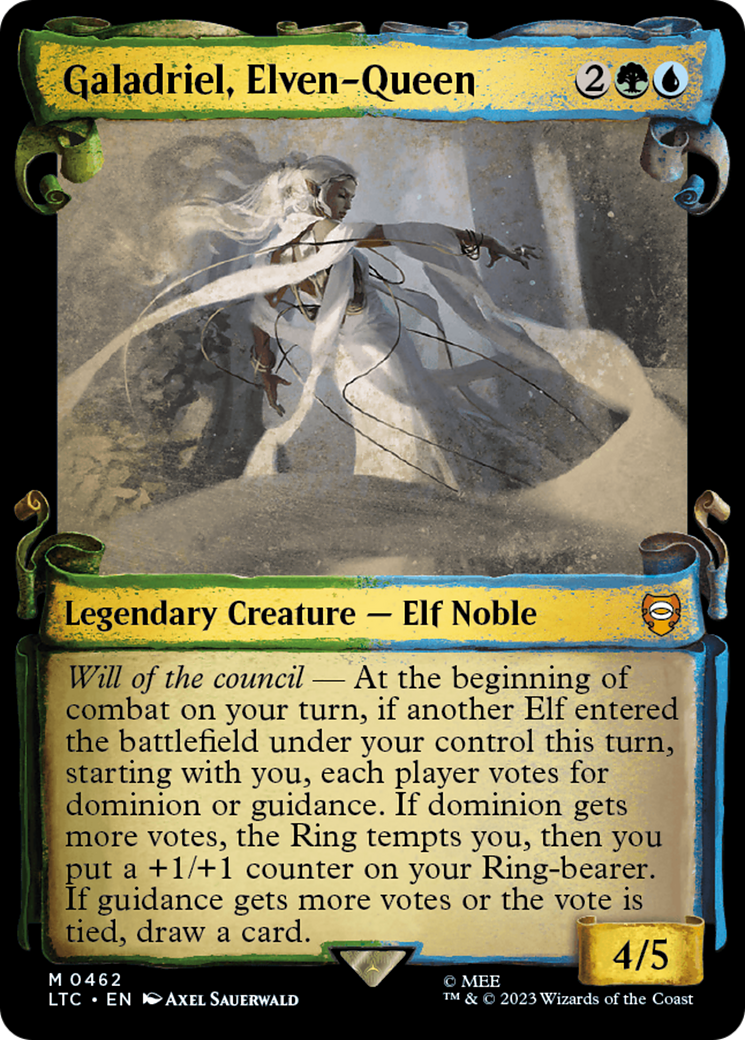 Galadriel, Elven-Queen [The Lord of the Rings: Tales of Middle-Earth Commander Showcase Scrolls] | Chromatic Games