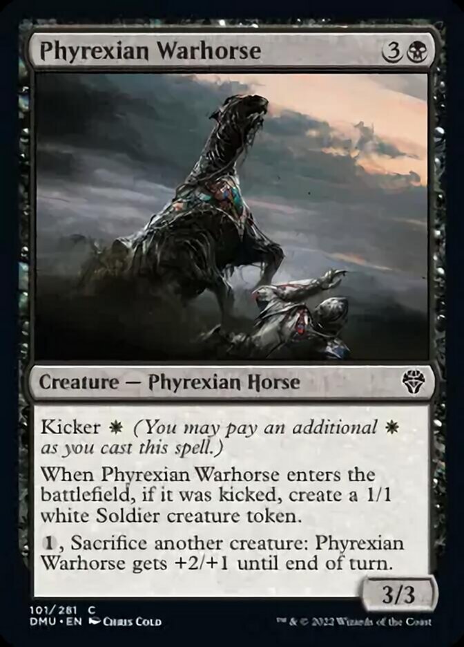 Phyrexian Warhorse [Dominaria United] | Chromatic Games