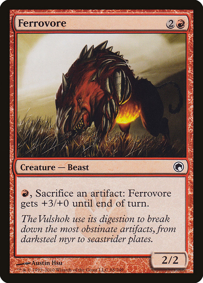 Ferrovore [Scars of Mirrodin] | Chromatic Games