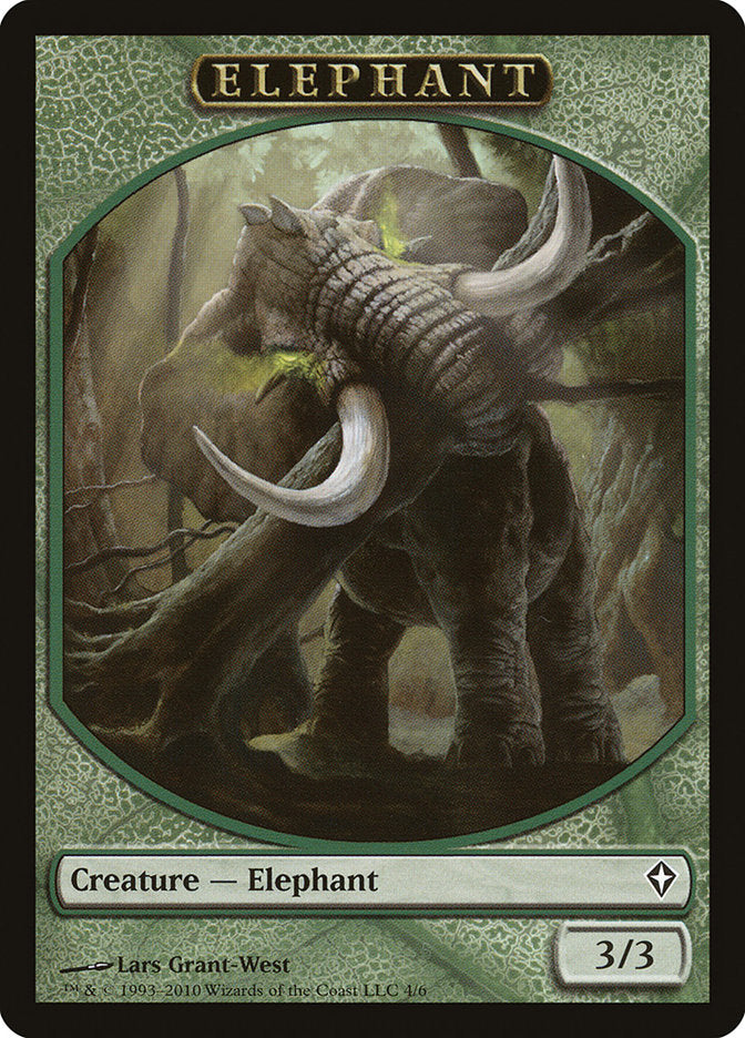 Elephant Token [Worldwake Tokens] | Chromatic Games