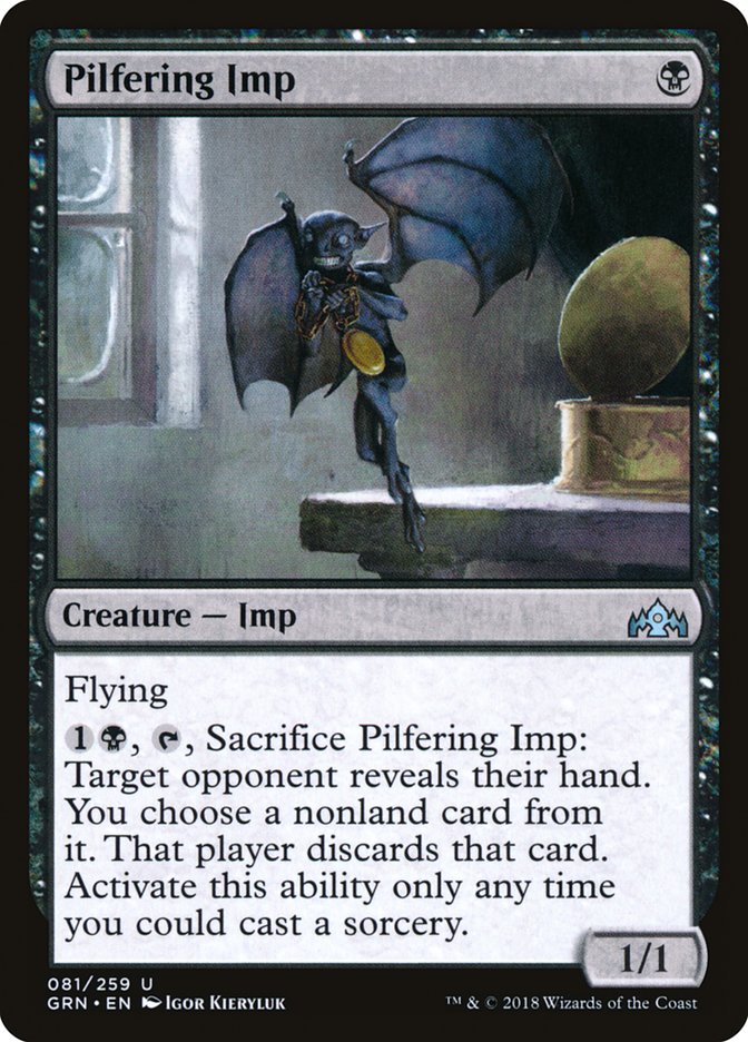 Pilfering Imp [Guilds of Ravnica] | Chromatic Games