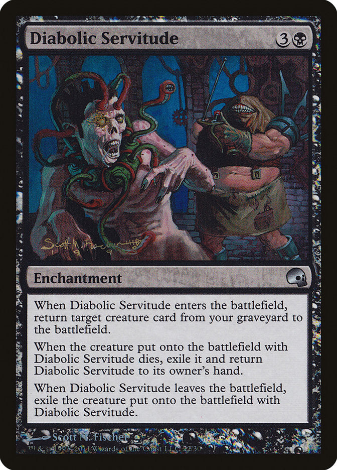 Diabolic Servitude [Premium Deck Series: Graveborn] | Chromatic Games