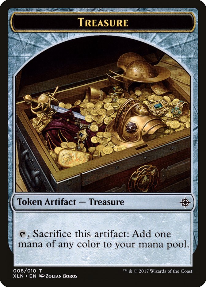 Treasure Token (008/010) [Ixalan Tokens] | Chromatic Games