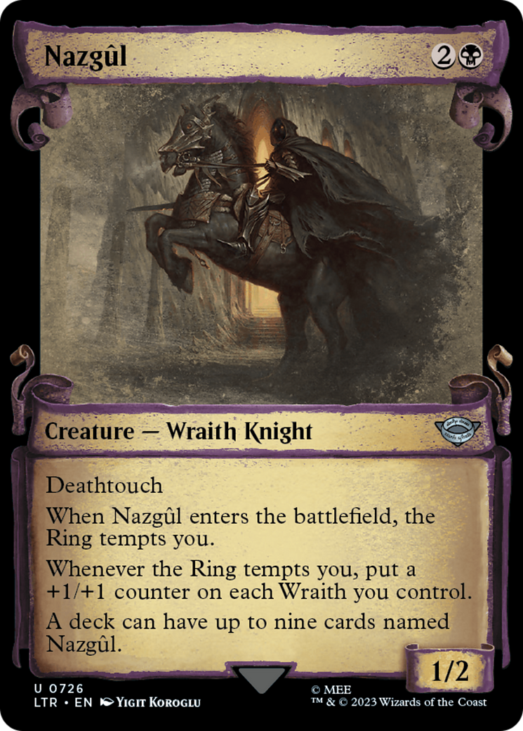 Nazgul (0726) [The Lord of the Rings: Tales of Middle-Earth Showcase Scrolls] | Chromatic Games