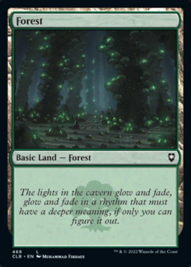 Forest (468) [Commander Legends: Battle for Baldur's Gate] | Chromatic Games