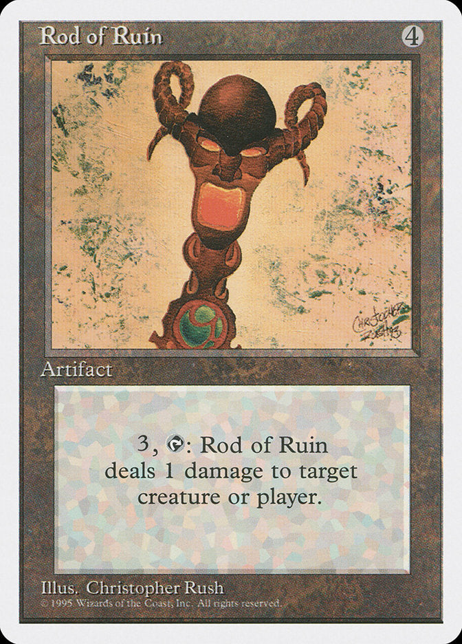 Rod of Ruin [Fourth Edition] | Chromatic Games