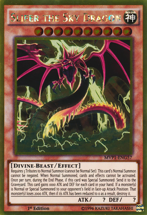 Slifer the Sky Dragon [MVP1-ENG57] Gold Rare | Chromatic Games