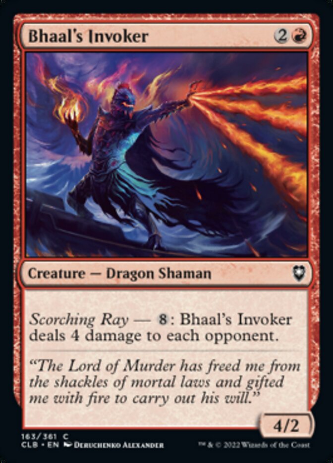 Bhaal's Invoker [Commander Legends: Battle for Baldur's Gate] | Chromatic Games