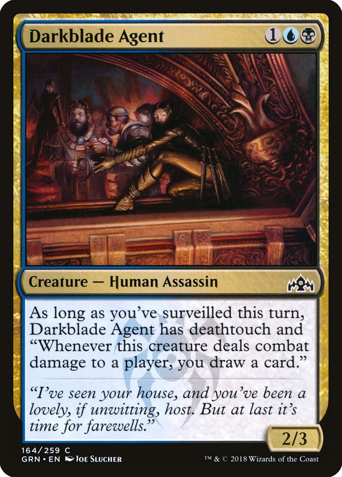 Darkblade Agent [Guilds of Ravnica] | Chromatic Games