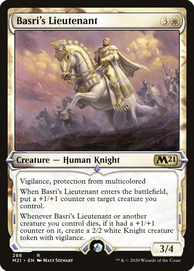 Basri's Lieutenant (Showcase) [Core Set 2021] | Chromatic Games