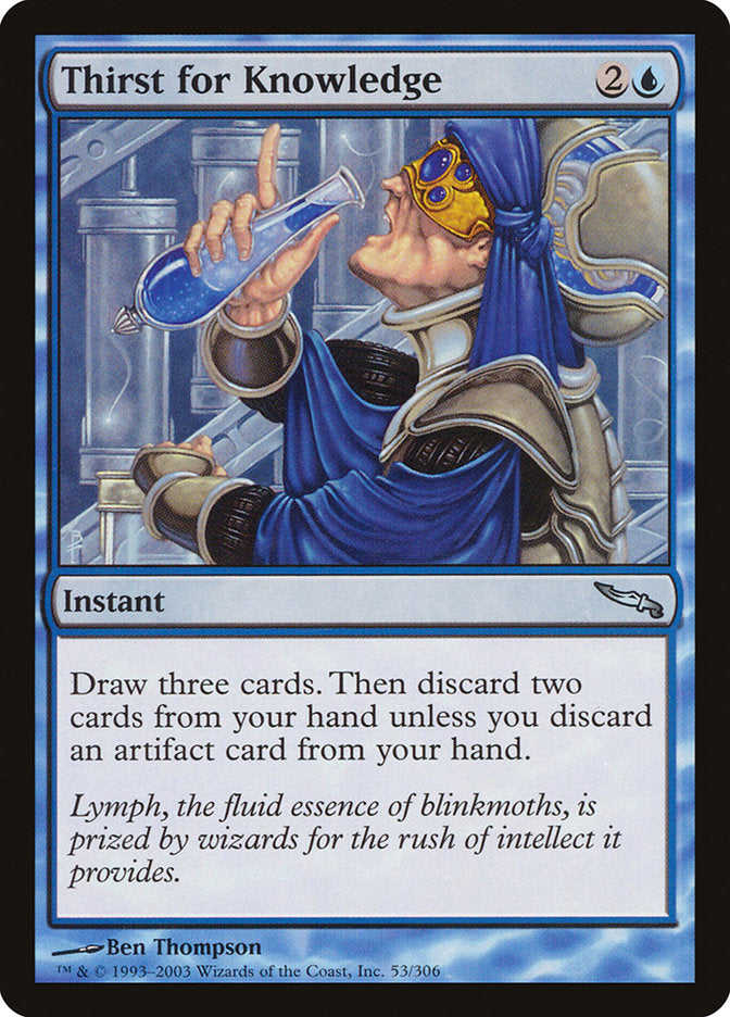 Thirst for Knowledge [Mirrodin] | Chromatic Games