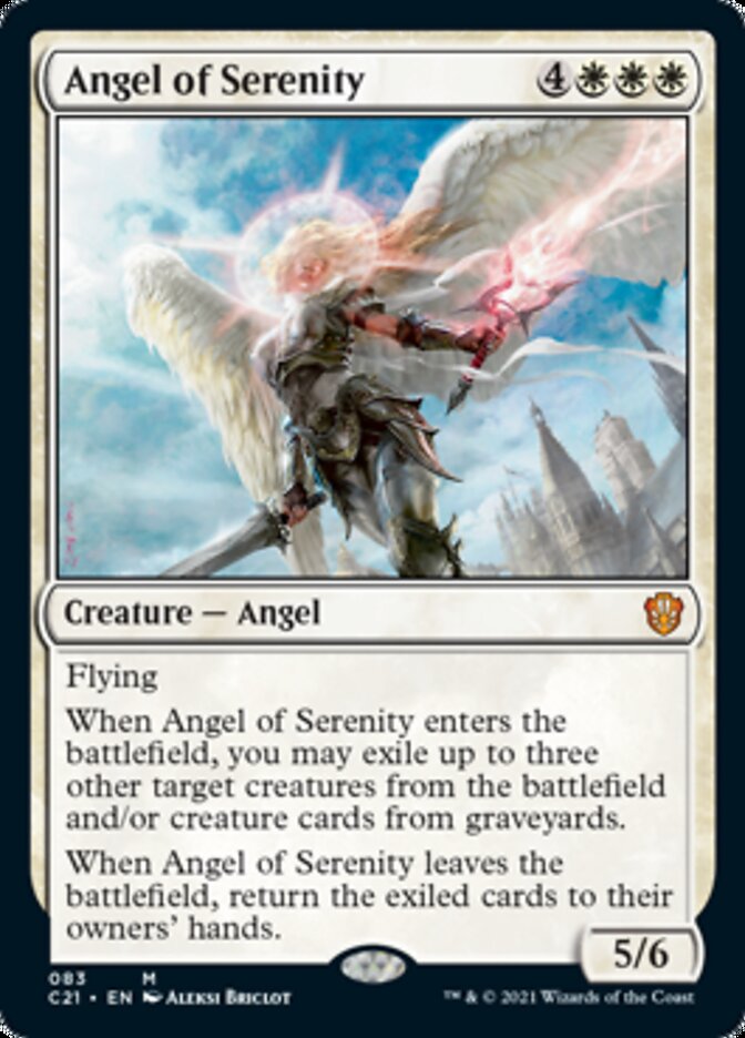 Angel of Serenity [Commander 2021] | Chromatic Games