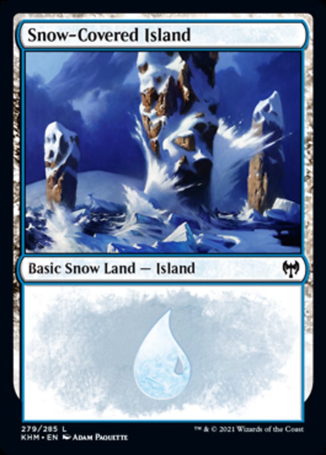 Snow-Covered Island (279) [Kaldheim] | Chromatic Games