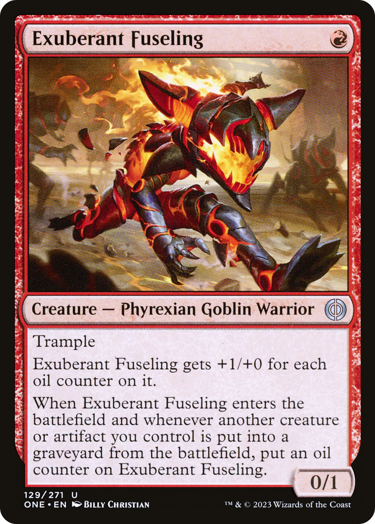 Exuberant Fuseling [Phyrexia: All Will Be One] | Chromatic Games