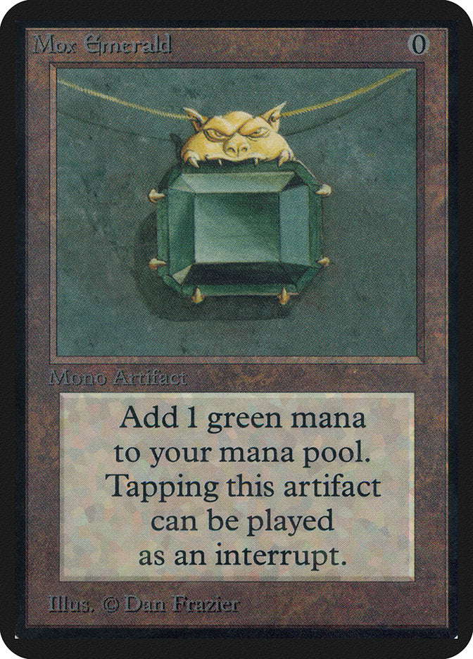 Mox Emerald [Alpha Edition] | Chromatic Games