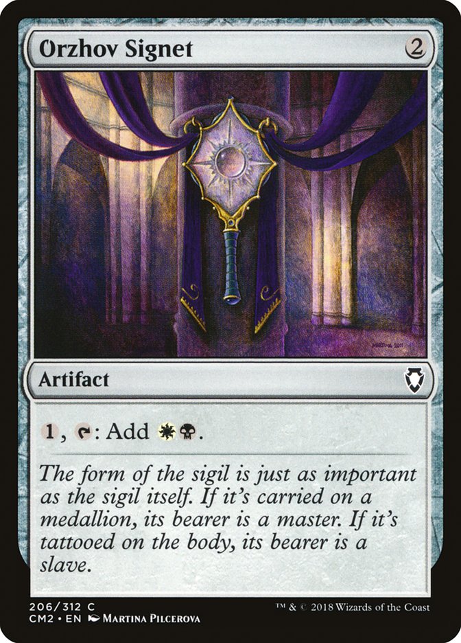 Orzhov Signet [Commander Anthology Volume II] | Chromatic Games