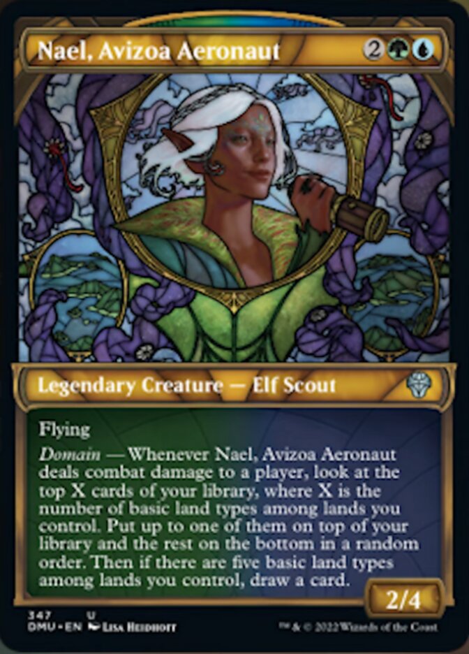 Nael, Avizoa Aeronaut (Showcase Textured) [Dominaria United] | Chromatic Games