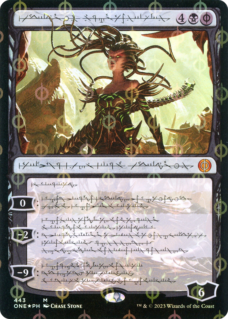 Vraska, Betrayal's Sting (Phyrexian Step-and-Compleat Foil) [Phyrexia: All Will Be One] | Chromatic Games