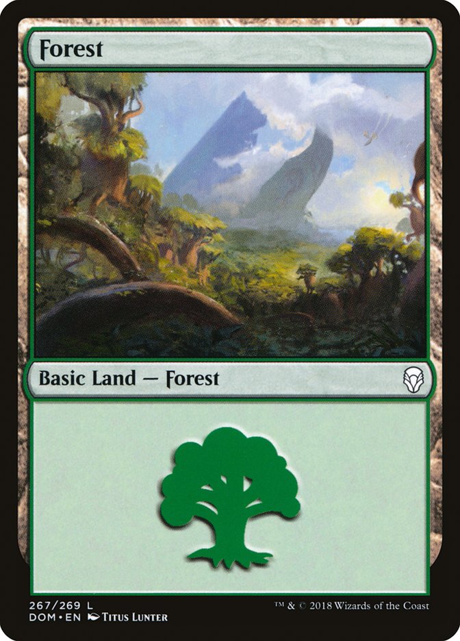 Forest (267) [Dominaria] | Chromatic Games