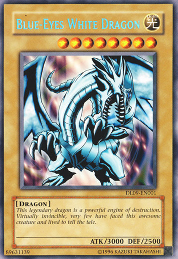 Blue-Eyes White Dragon (Blue) [DL09-EN001] Rare | Chromatic Games