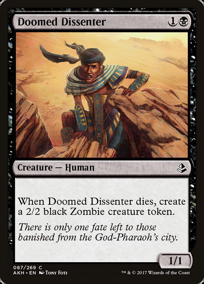 Doomed Dissenter [Amonkhet] | Chromatic Games