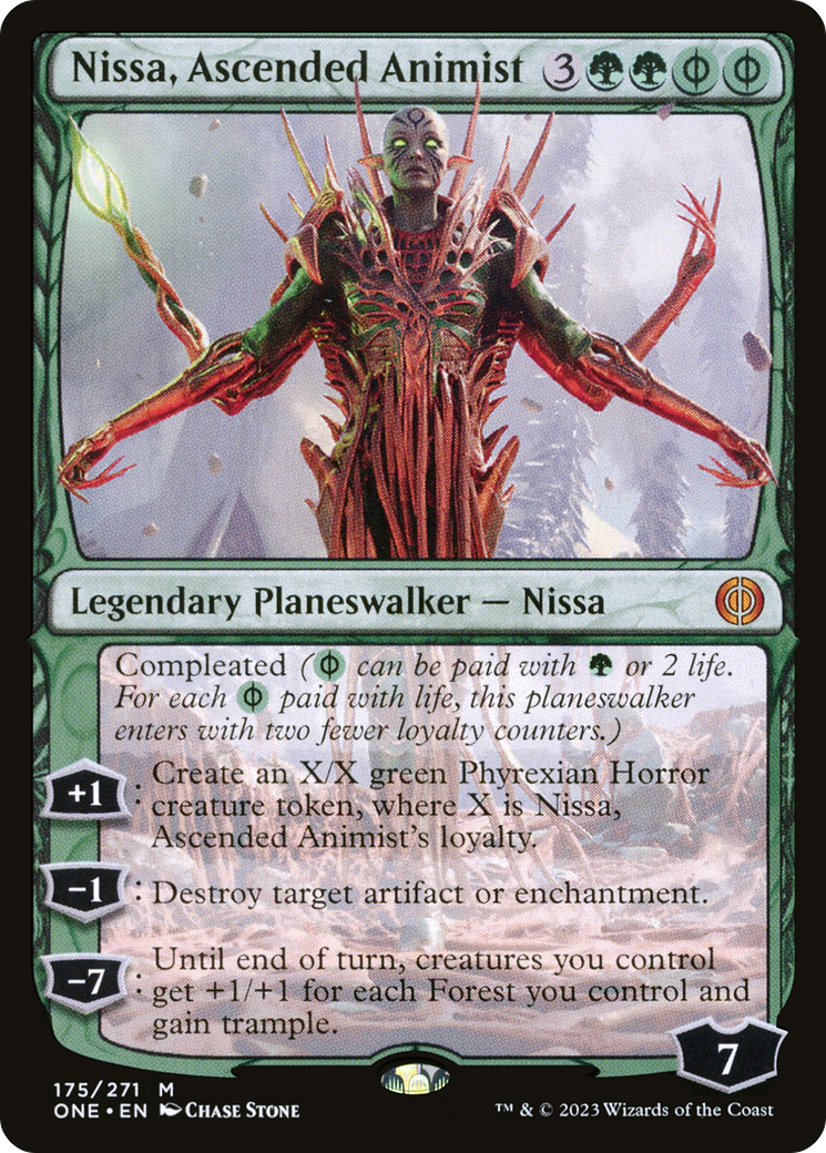 Nissa, Ascended Animist [Phyrexia: All Will Be One] | Chromatic Games