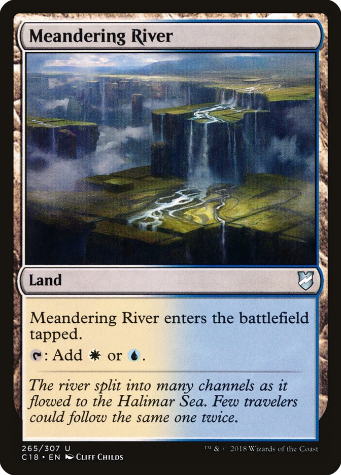 Meandering River [Commander 2018] | Chromatic Games