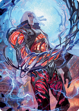 Tezzeret, Betrayer of Flesh Art Card [Kamigawa: Neon Dynasty Art Series] | Chromatic Games