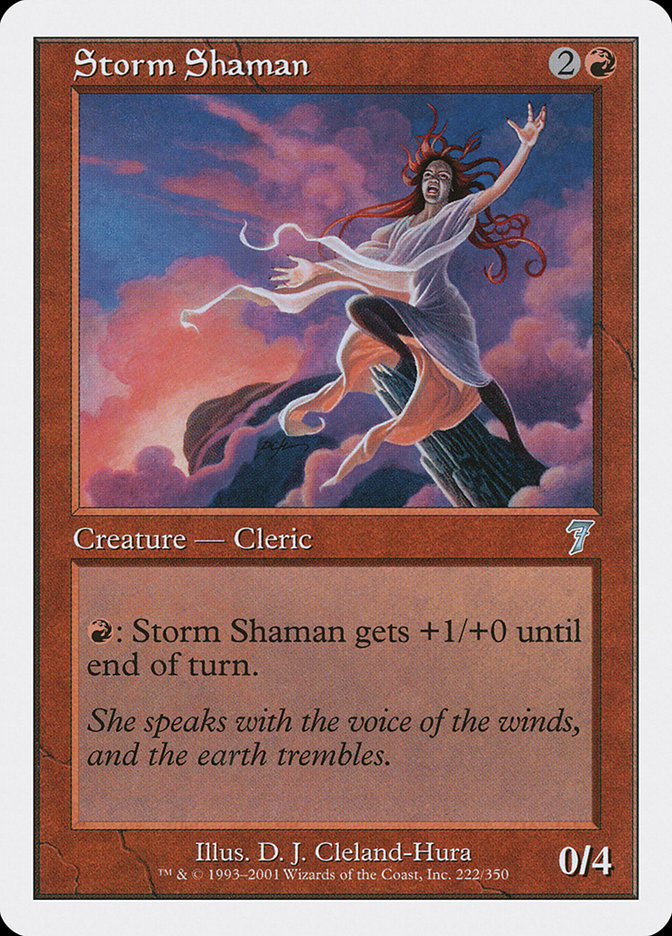 Storm Shaman [Seventh Edition] | Chromatic Games