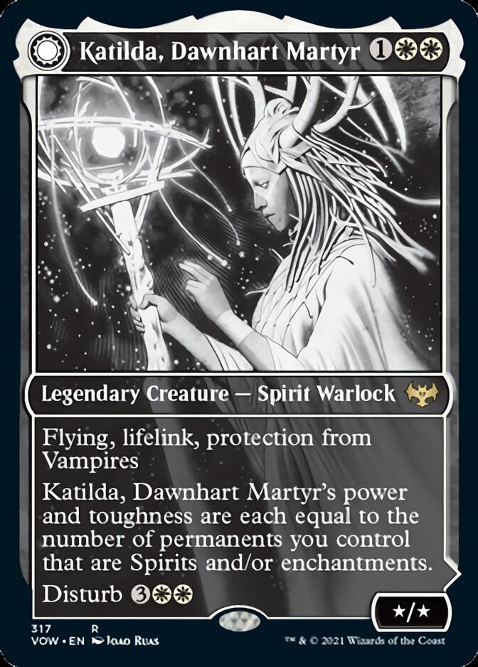 Katilda, Dawnhart Martyr // Katilda's Rising Dawn (Showcase Eternal Night) [Innistrad: Crimson Vow] | Chromatic Games