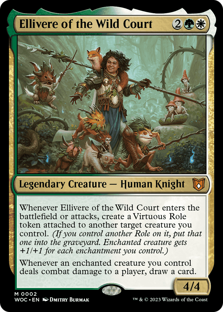 Ellivere of the Wild Court [Wilds of Eldraine Commander] | Chromatic Games