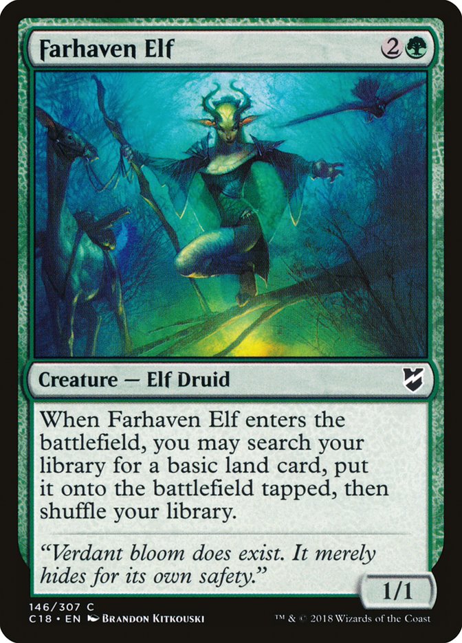 Farhaven Elf [Commander 2018] | Chromatic Games