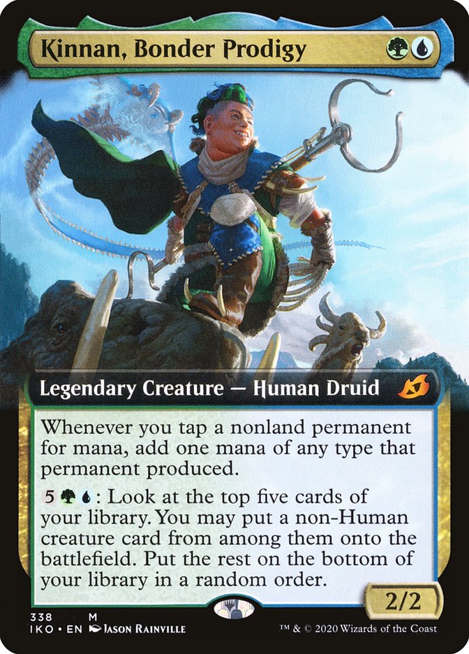 Kinnan, Bonder Prodigy (Extended Art) [Ikoria: Lair of Behemoths] | Chromatic Games