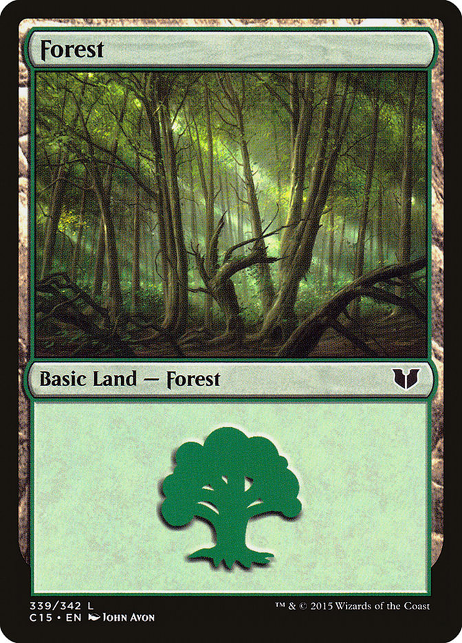 Forest (339) [Commander 2015] | Chromatic Games