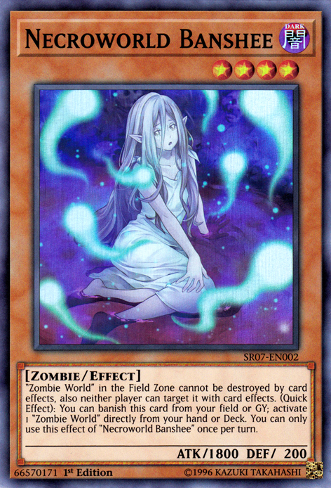 Necroworld Banshee [SR07-EN002] Super Rare | Chromatic Games