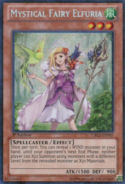 Mystical Fairy Elfuria [CBLZ-EN085] Secret Rare | Chromatic Games