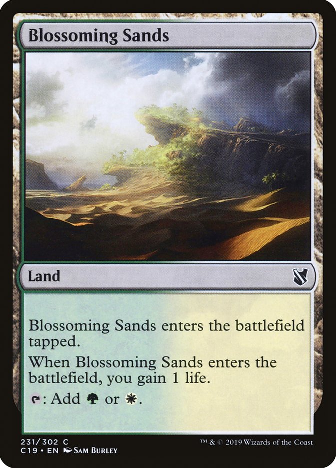 Blossoming Sands [Commander 2019] | Chromatic Games