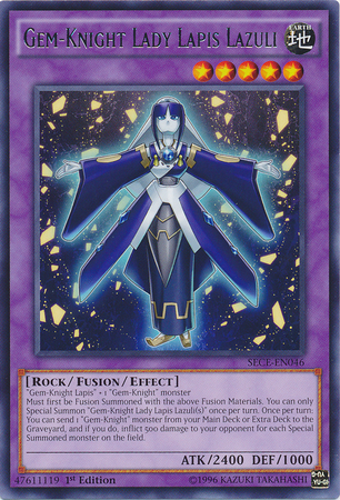 Gem-Knight Lady Lapis Lazuli [SECE-EN046] Rare | Chromatic Games