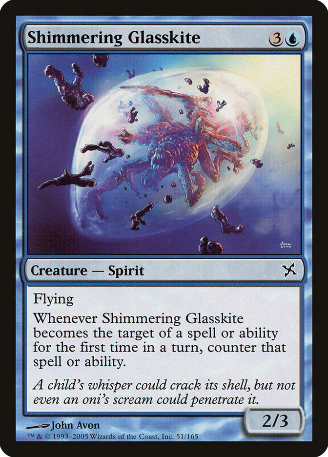 Shimmering Glasskite [Betrayers of Kamigawa] | Chromatic Games