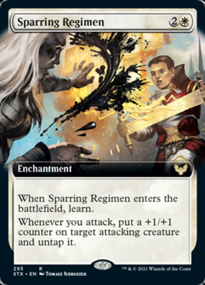 Sparring Regimen (Extended Art) [Strixhaven: School of Mages] | Chromatic Games